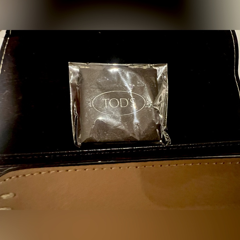 Tod's Rectangular Sunglasses To0200 48f Brown Gol… - image 7